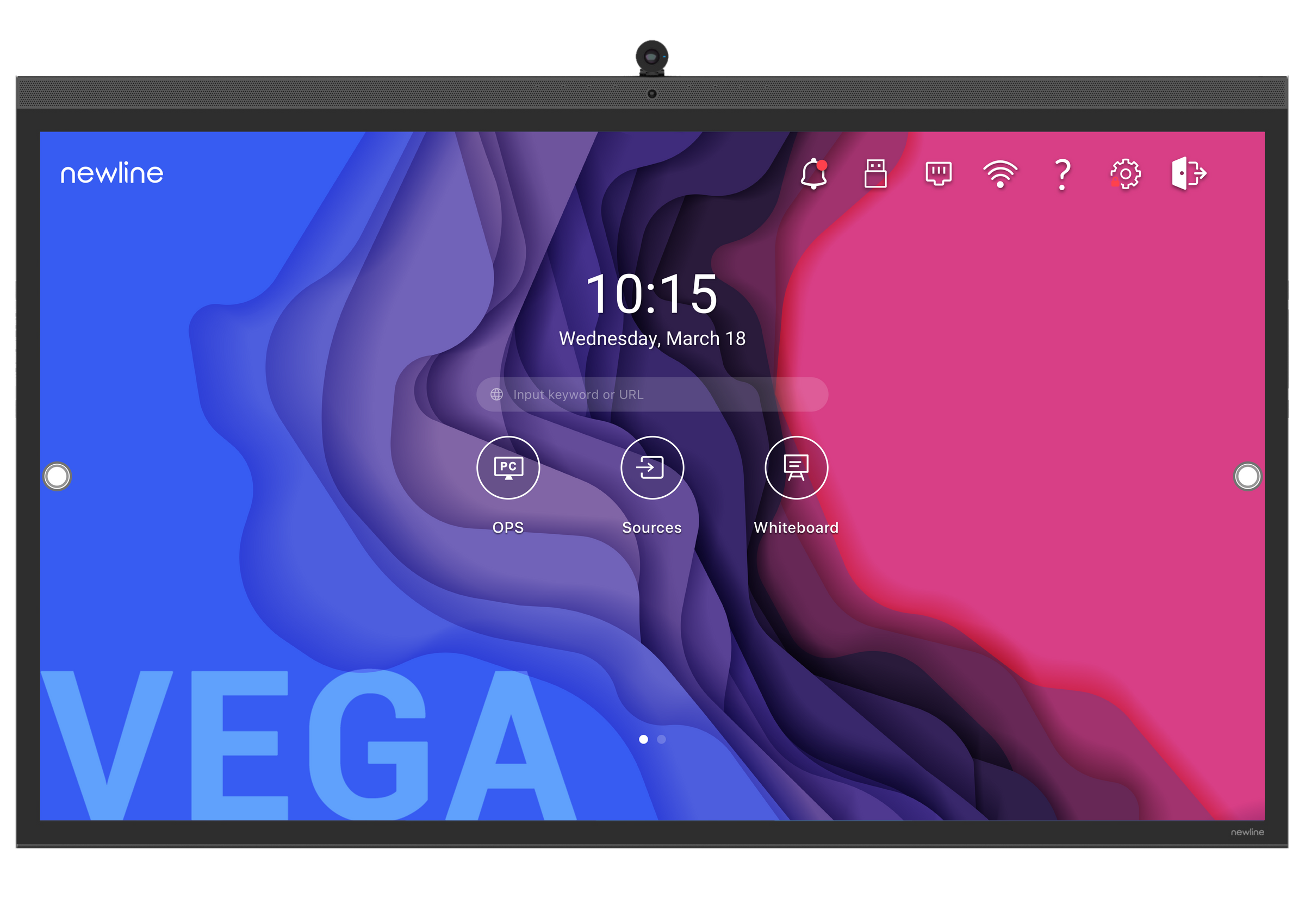 Newline Vega 65 inch touchscreen